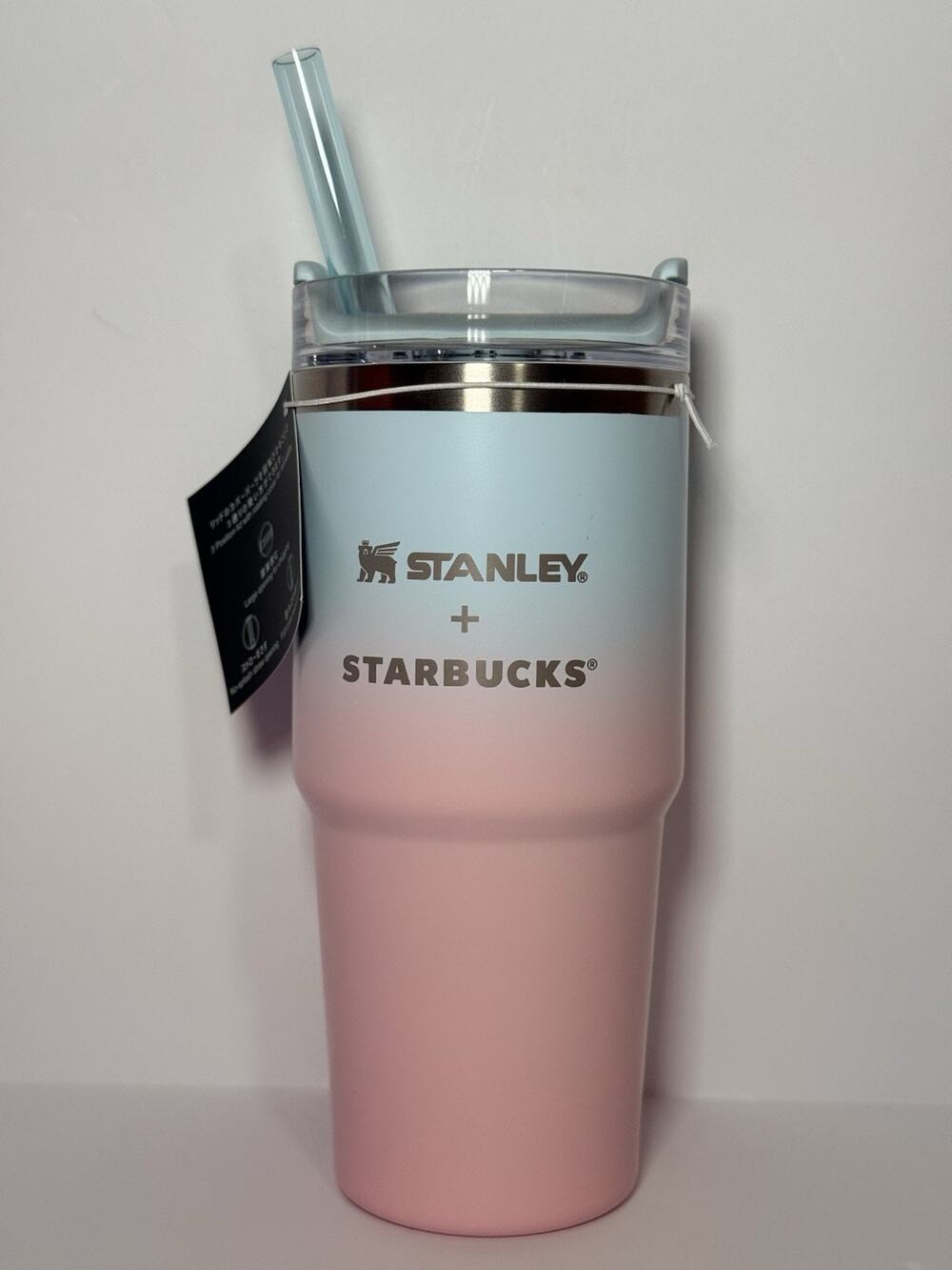 Stanley X Starbucks Japan Spring 2025 SAKURA BLUE PINK OMBRE 14oz Tumbler BNWT
